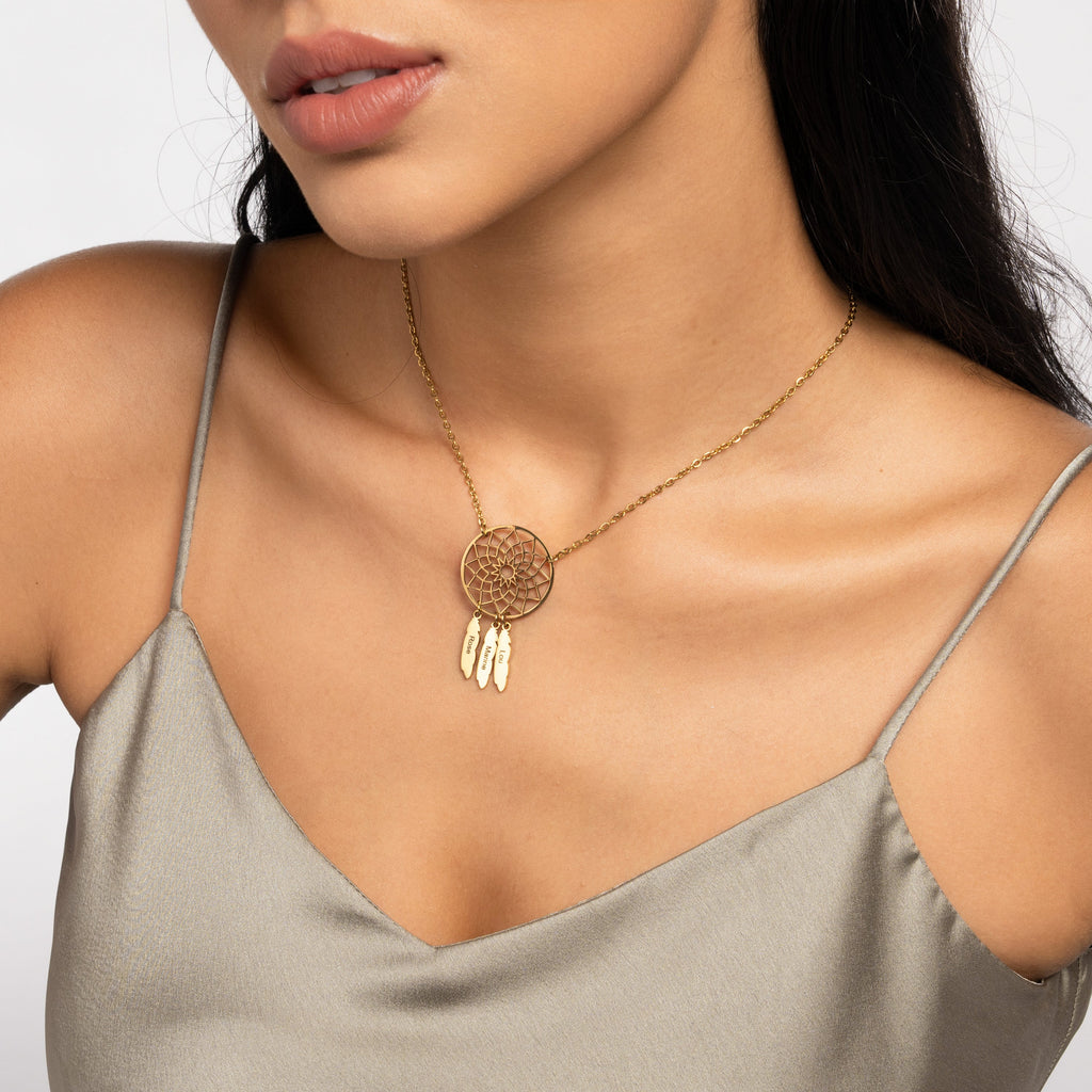 Collar Atrapasueños con Nombre