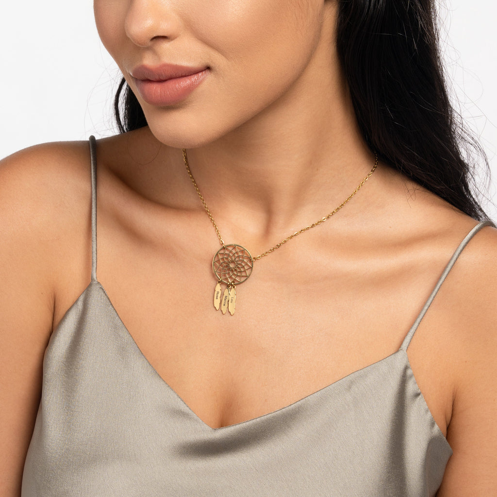 Collar Atrapasueños con Nombre