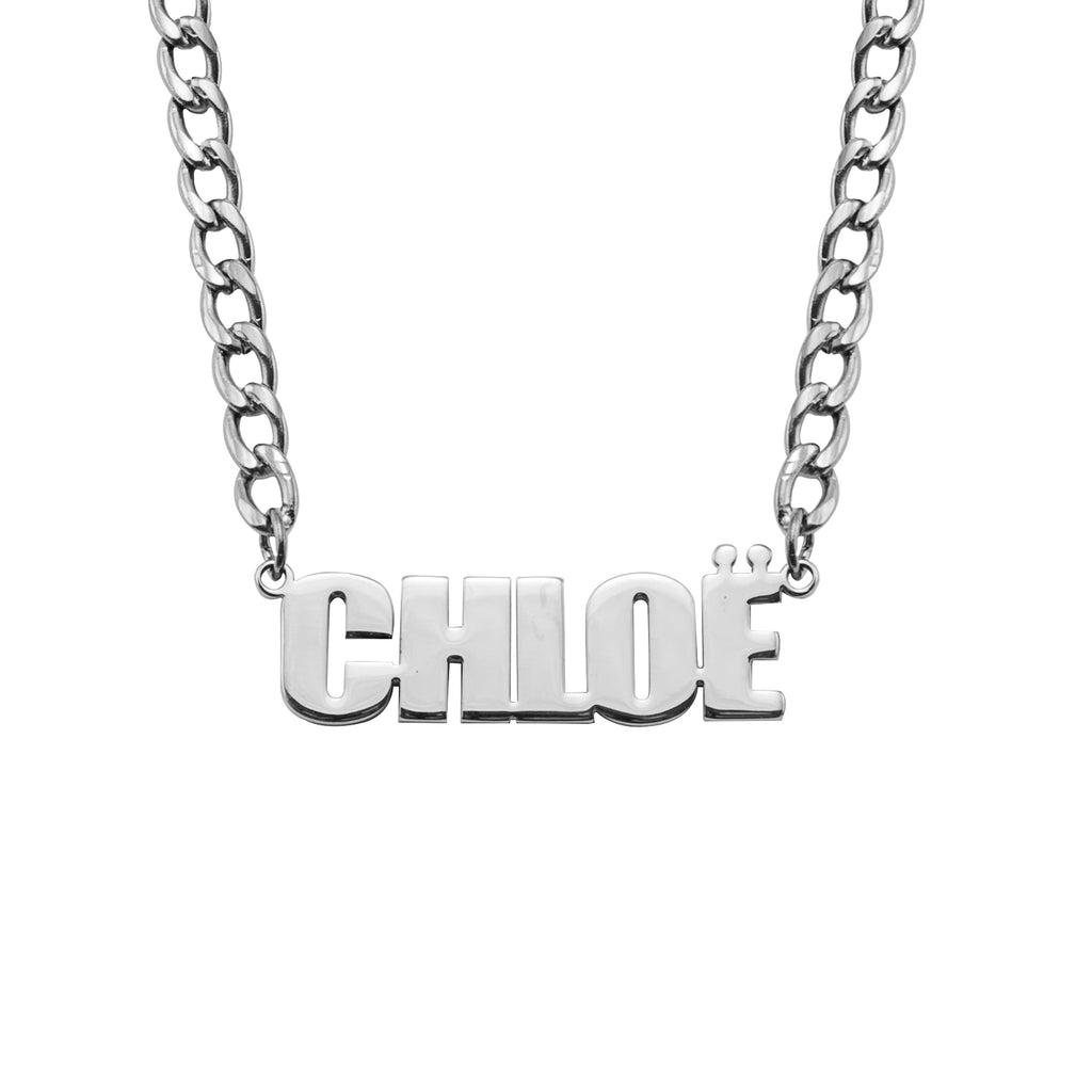 Collar Personalizado Con Cadena Gruesa
