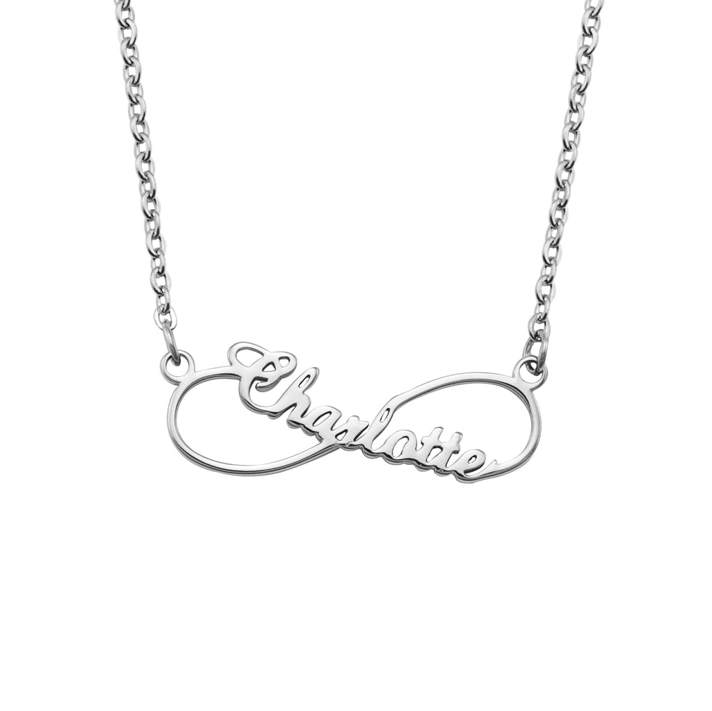Collar con Nombre Estilo Infinito