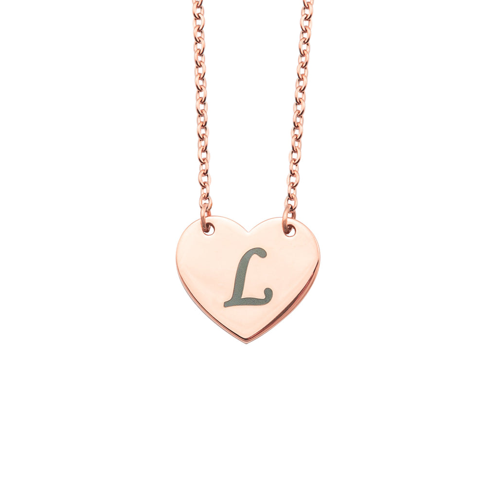 Collar Corazón con inicial