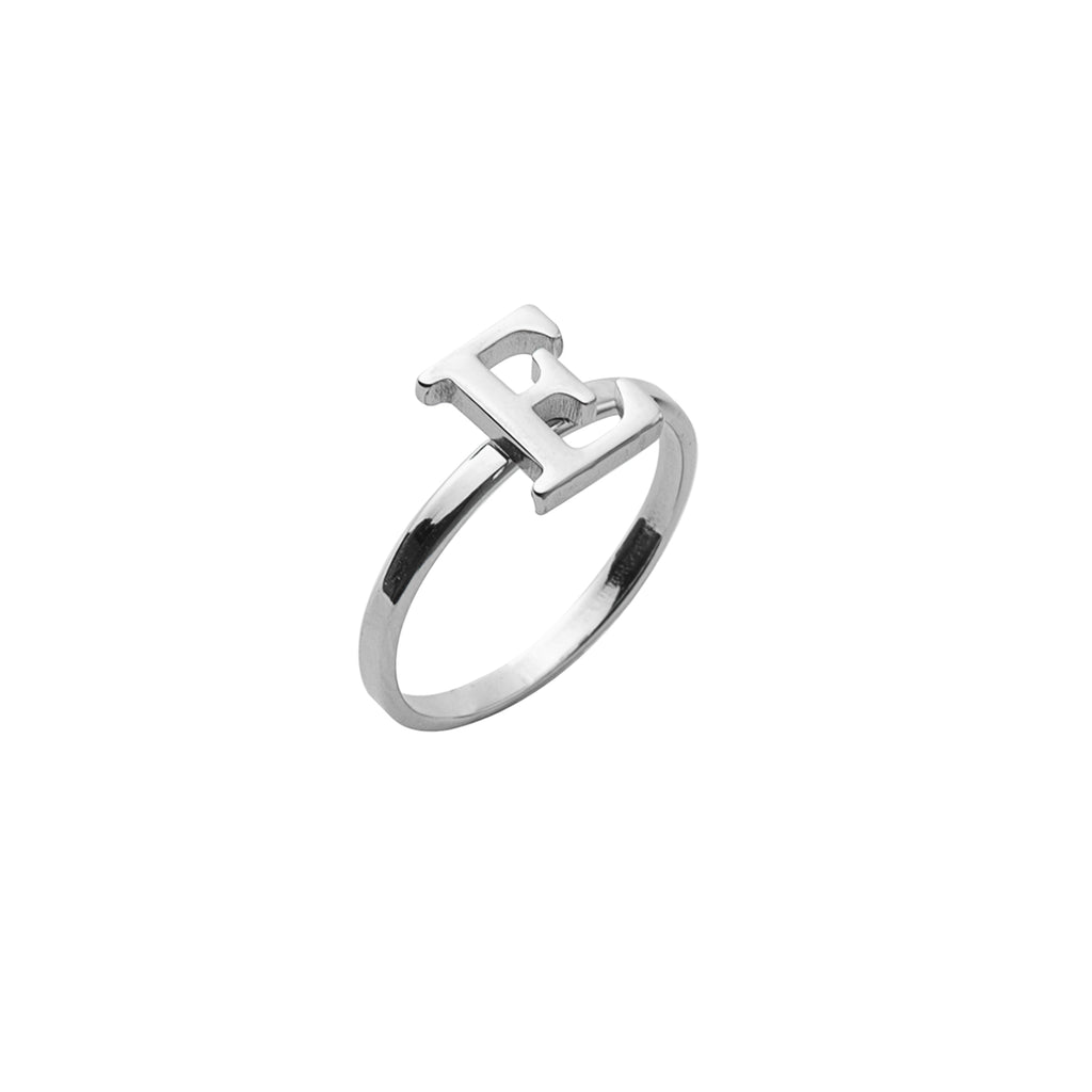 Anillo Apilable con Inicial Personalizada