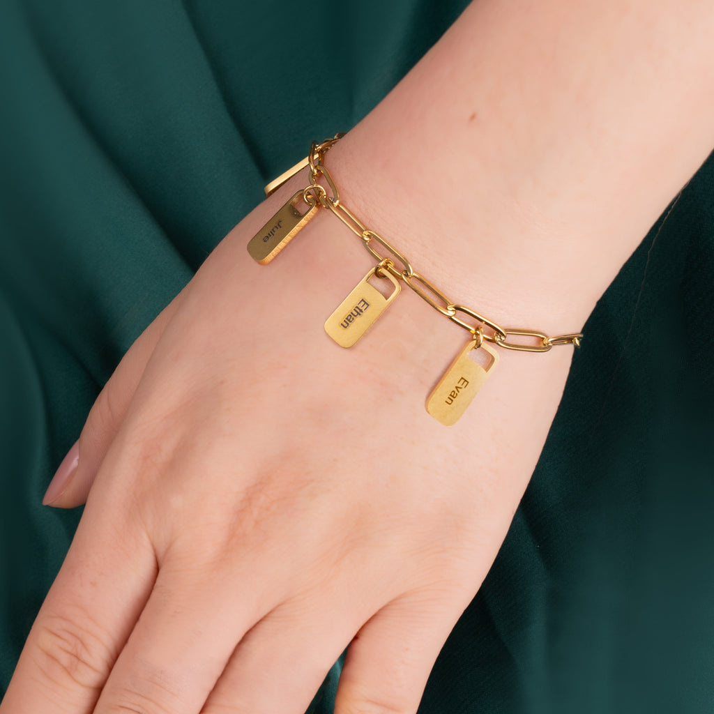 Pulsera o Tobillera con Dijes Personalizados