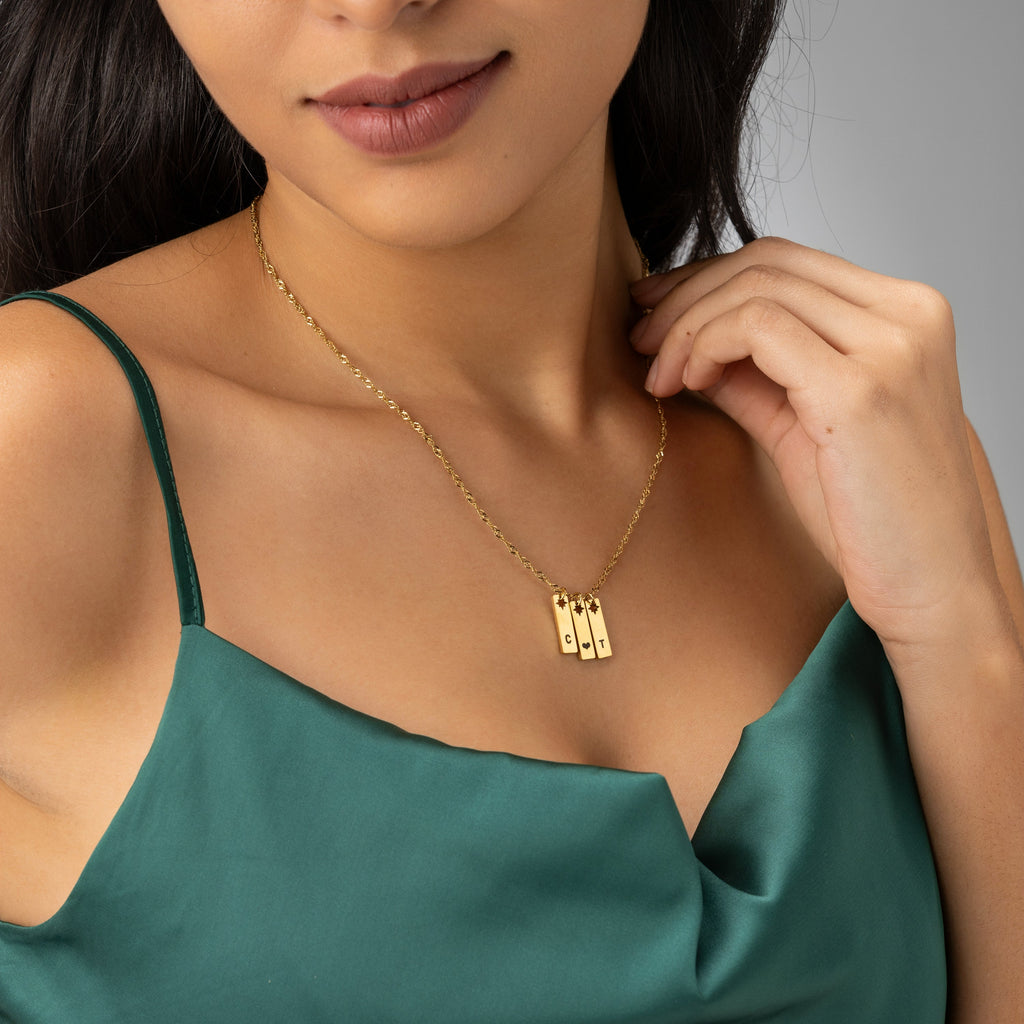 Collar con Inicial y Estrella