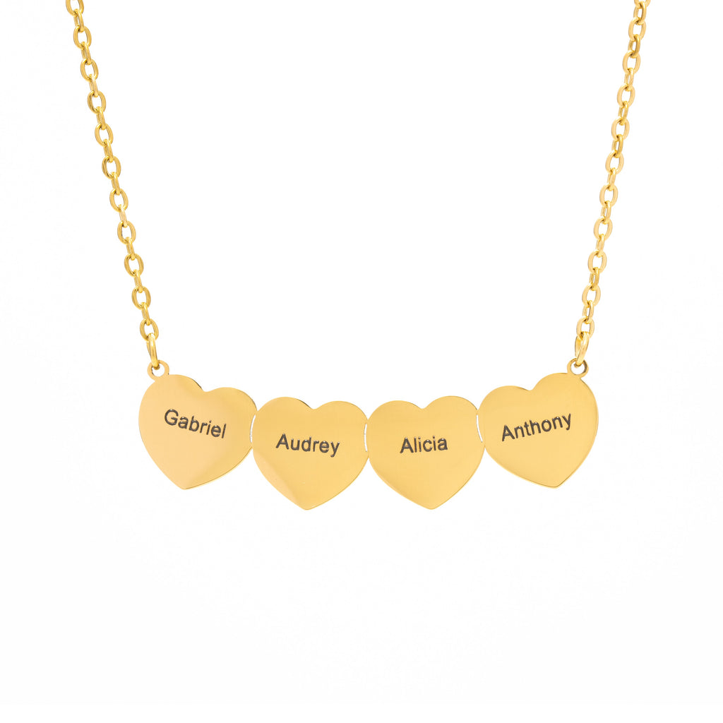 Collar con Múltiples Corazoncitos
