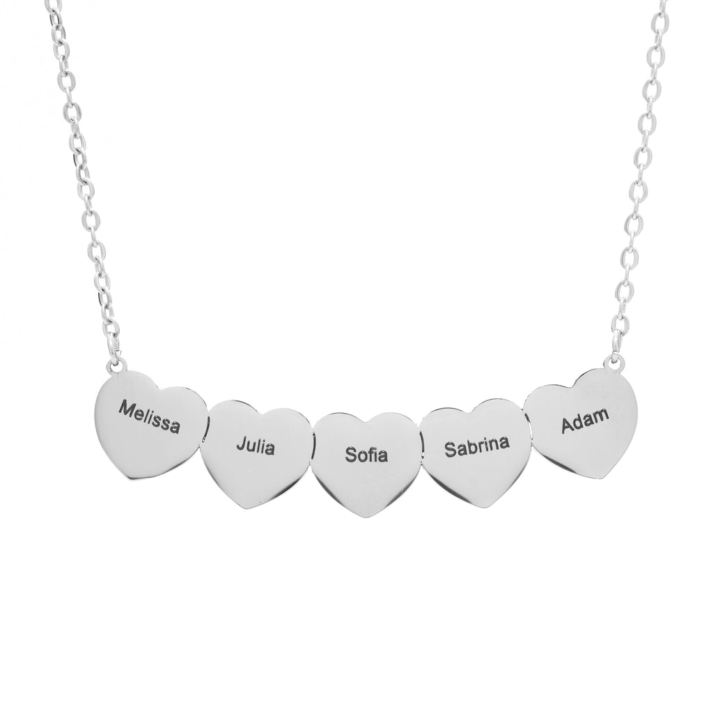 Collar con Múltiples Corazoncitos