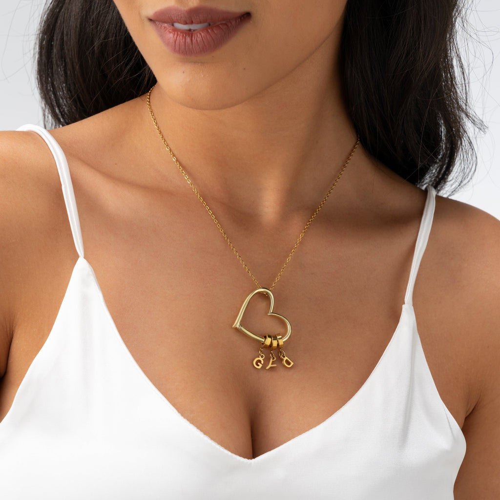 Collar Corazón con Iniciales