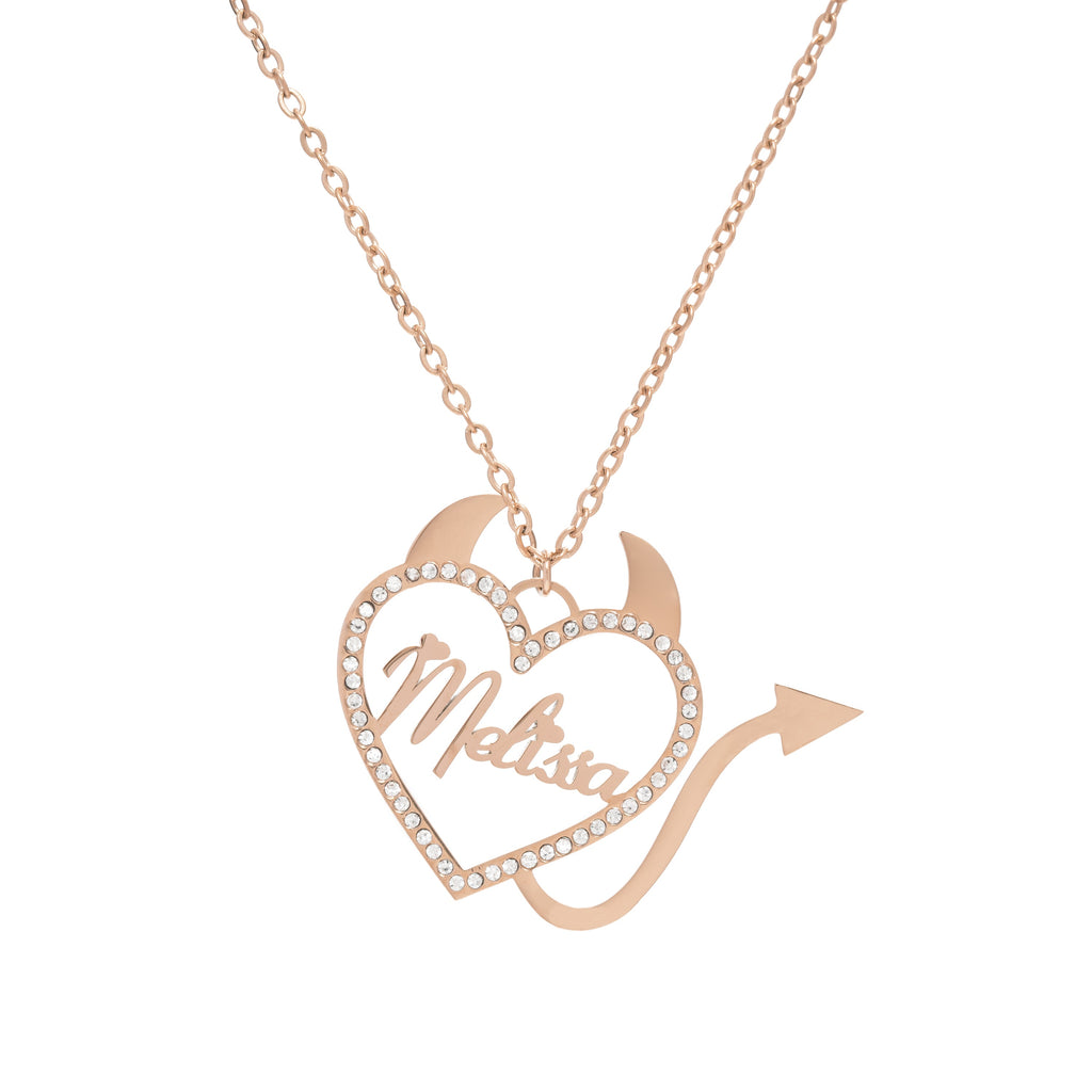 Collar Diablito Personalizado con Cristales