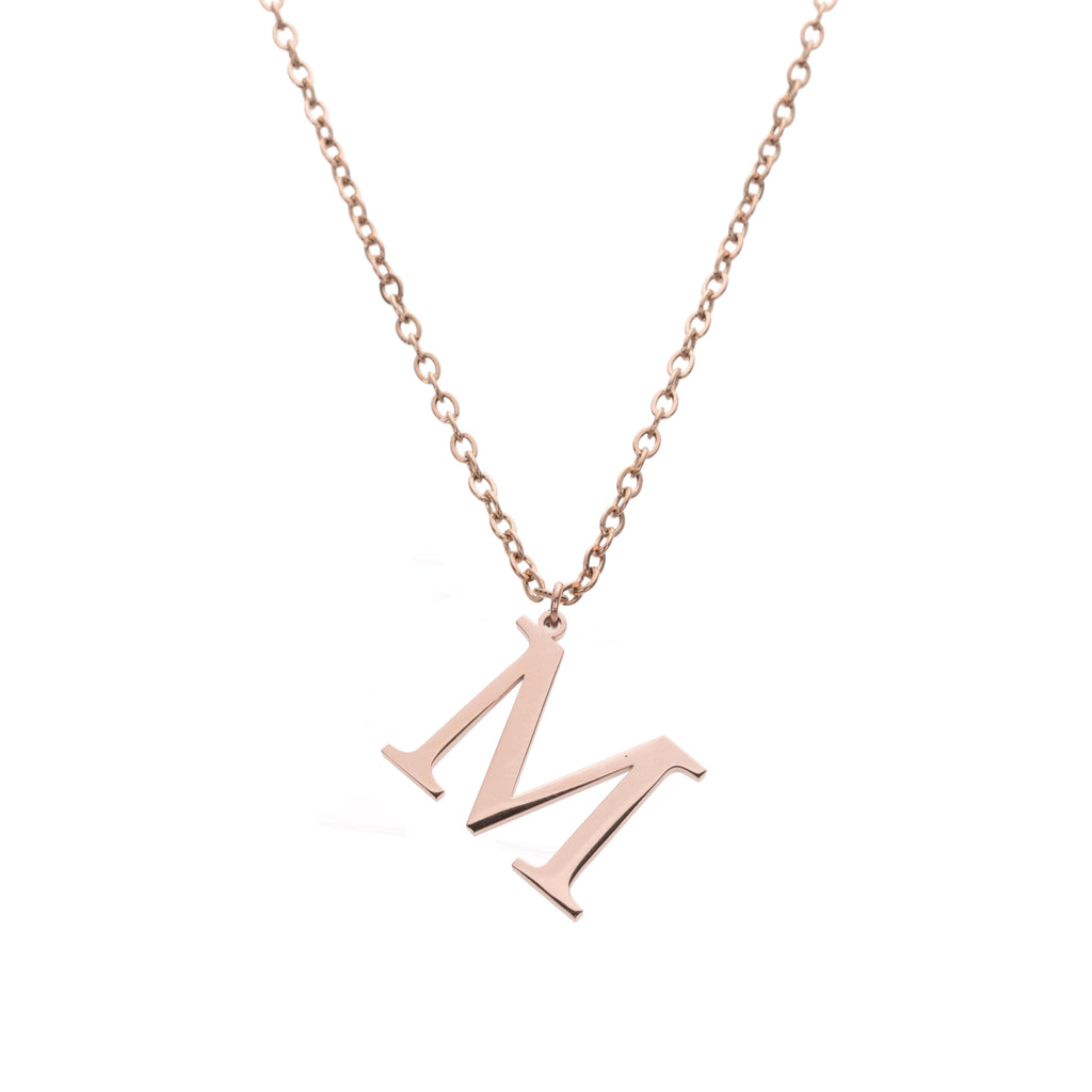 Collar con Iniciales Grandes Personalizadas