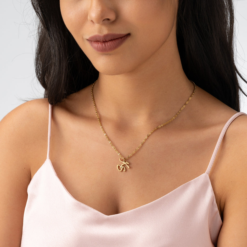 Collar con Dos Iniciales