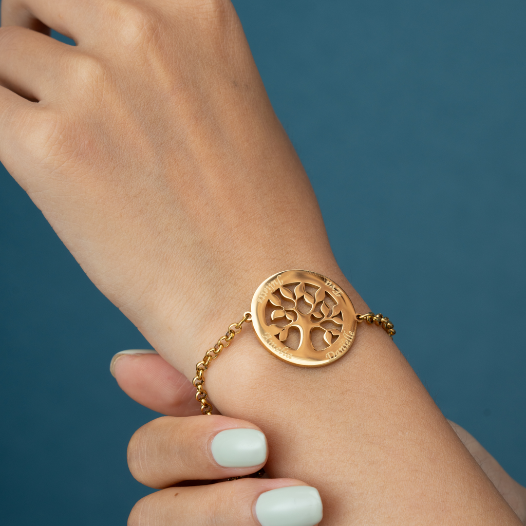 Pulsera Árbol de la Vida Personalizada