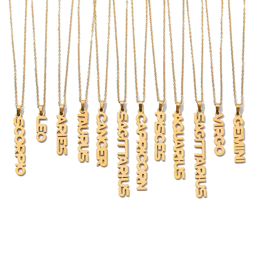 Collar Zodiaco Personalizado - Nombre