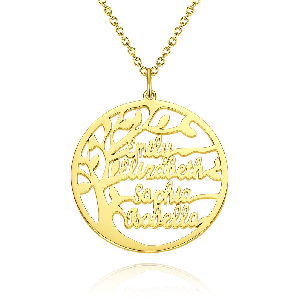 Collar con Nombre Arbol genealógico de vida